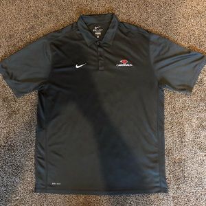 Nike UIW Incarnate Word Cardinals Charcoal Grey Men’s Dri-Fit Golf Polo XL